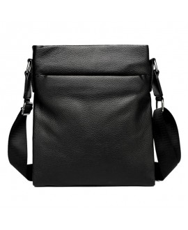 Мужская кожаная сумка через плечо JZ SB-JZk18850-black