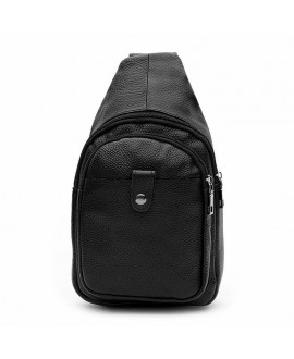 Чоловіча шкіряна сумка-слінг JZ SB-JZK1084bl-black