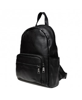 Жіночий шкіряний рюкзак JZ SB-JZK110086-чорний