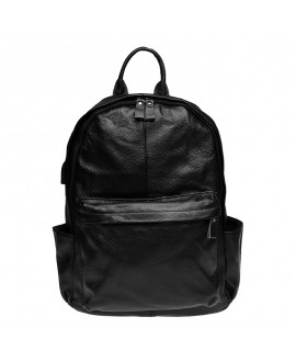 Жіночий шкіряний рюкзак JZ SB-JZK18836-чорний