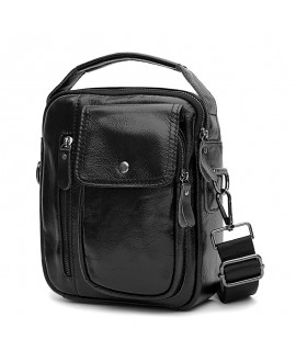 Мужская кожаная сумка JZ SB-JZK1338a-black