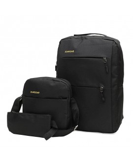 Мужской рюкзак в комплекте с сумкой JZ SB-JZC11083-black